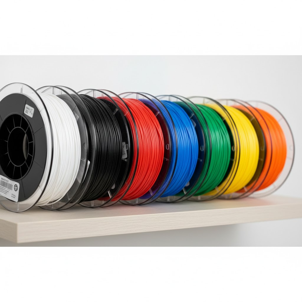 Cuộn filament đa dạng màu sắc cho in 3D